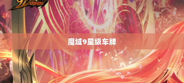 魔域9星级车牌